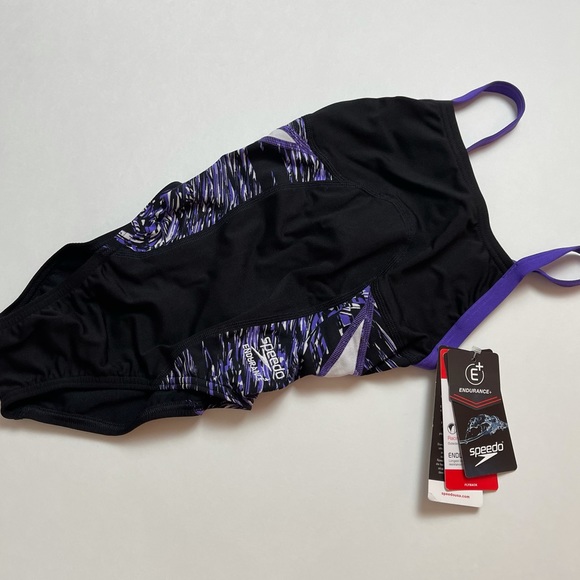 Speedo Women's Swimsuit One Piece Endurance+ Flyback Size 22 - Picture 4 of 8